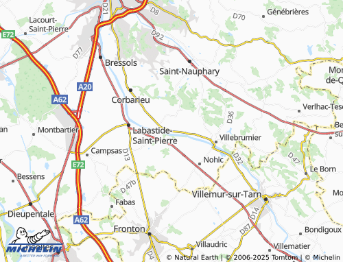 Mappa MICHELIN Moulis - ViaMichelin