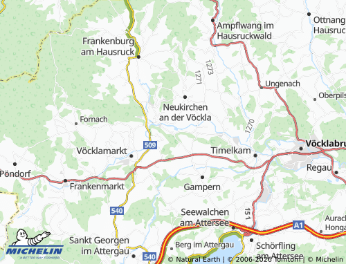 MICHELIN Zeiling map - ViaMichelin