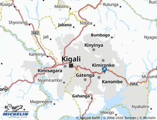 Mappa MICHELIN Kacyiru - ViaMichelin