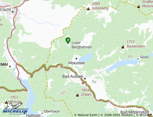 MICHELIN-Landkarte Altaussee - ViaMichelin