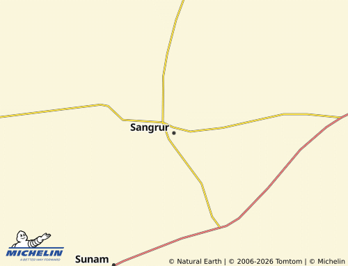 Kaart MICHELIN Sangrur - ViaMichelin