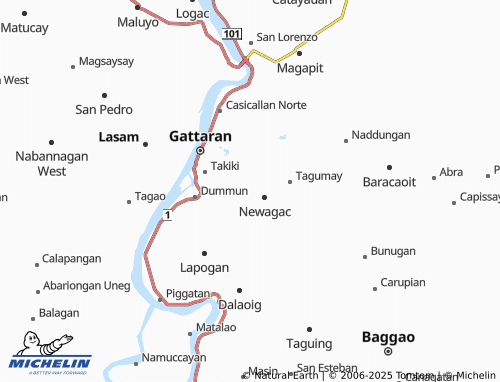 MICHELIN-Landkarte Tubungan Este - ViaMichelin