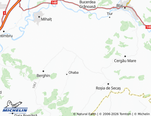 Mappa MICHELIN Secășel - ViaMichelin