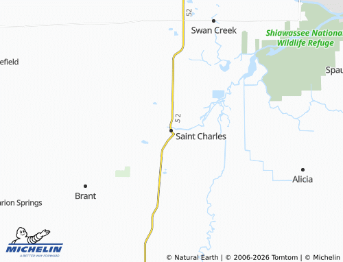 Mappa MICHELIN Saint Charles - ViaMichelin
