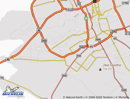 Carte MICHELIN al-Zahrah - ViaMichelin