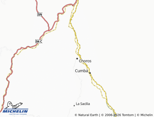 MICHELIN Choros map - ViaMichelin