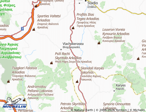MICHELIN Alepochori map - ViaMichelin