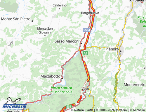 Kaart MICHELIN Casella-Paganino - ViaMichelin