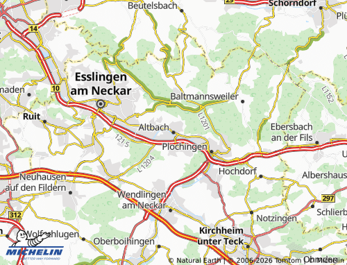 Mapa MICHELIN Altbach - ViaMichelin