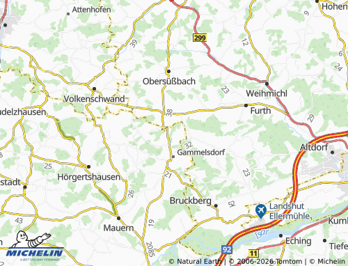 Mapa MICHELIN Gabelsberg - ViaMichelin