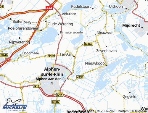 Carte MICHELIN Ter Aar - ViaMichelin