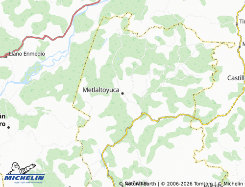 Mappa MICHELIN Metlaltoyuca - ViaMichelin