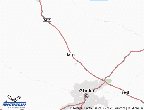 MICHELIN Tse-Kucha map - ViaMichelin