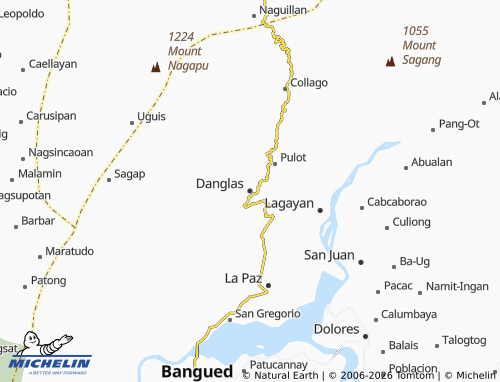 MICHELIN Danglas map - ViaMichelin