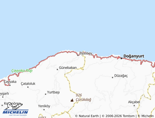 Mappa MICHELIN Gündoğan - ViaMichelin