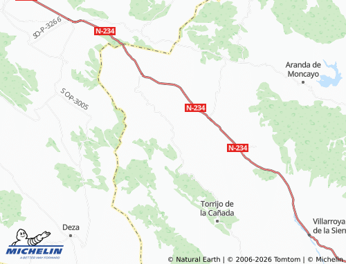 MICHELIN Bijuesca map - ViaMichelin