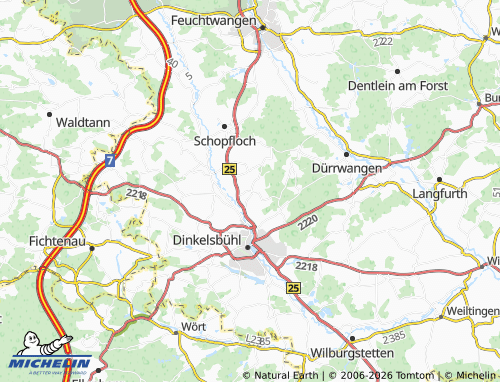 MICHELIN Hellenbach map - ViaMichelin