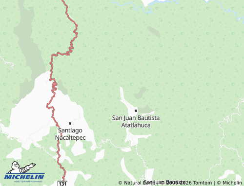 Mappa MICHELIN Zoquiápam Boca de los Ríos - ViaMichelin