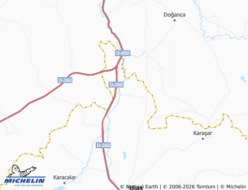 Mappa MICHELIN Akkaya - ViaMichelin