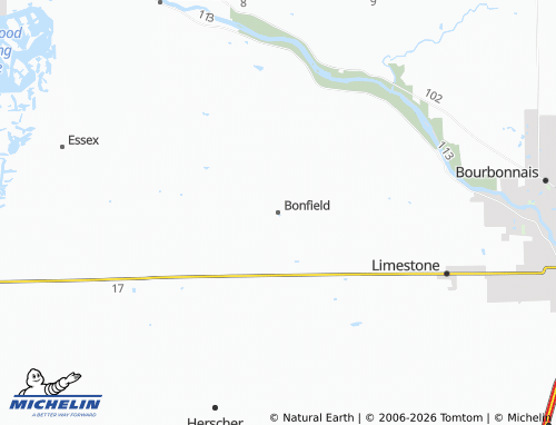 Mapa MICHELIN Bonfield - ViaMichelin