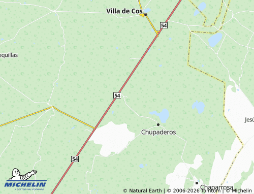 MICHELIN Los Amarillos map - ViaMichelin