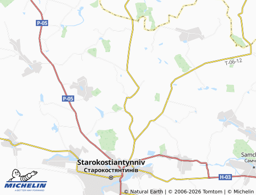 Mappa MICHELIN Radkivtsi - ViaMichelin