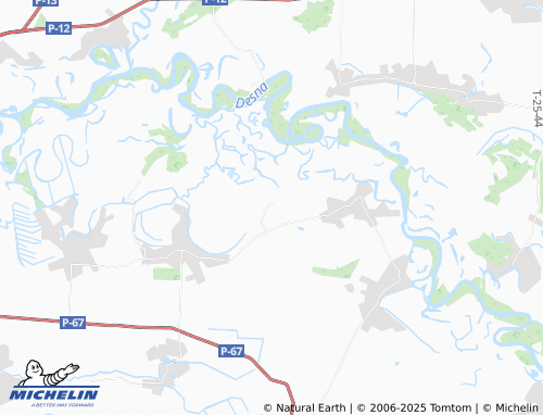 MICHELIN-Landkarte Hluzdy - ViaMichelin