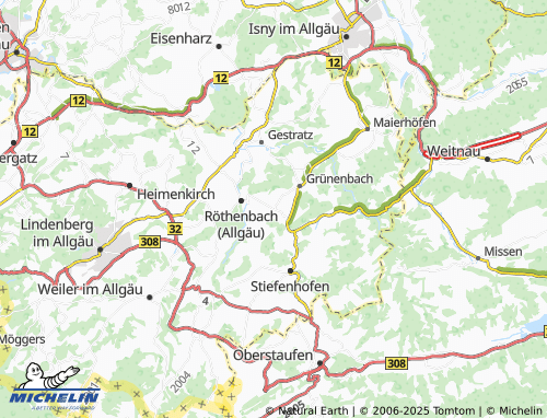 MICHELIN Schönau map - ViaMichelin