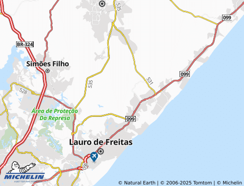 MICHELIN Sítio São Gonçalo map - ViaMichelin