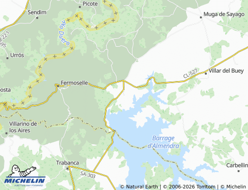 MICHELIN Cibanal map - ViaMichelin