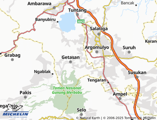 MICHELIN-Landkarte Sumogawe - ViaMichelin