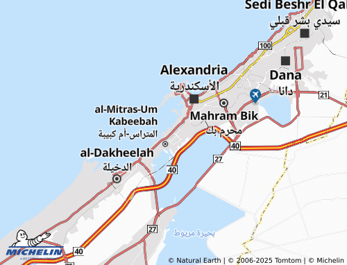 Kaart MICHELIN al-Wardyan Sharq - ViaMichelin