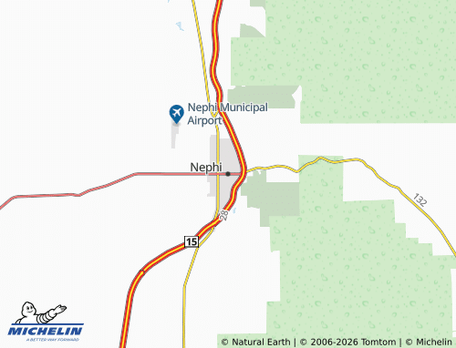 Mappa MICHELIN Nephi - ViaMichelin