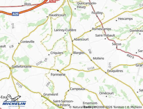 Mappa MICHELIN Blargies - ViaMichelin