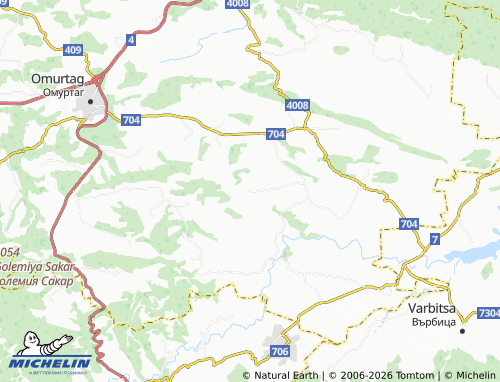 Mapa MICHELIN Chernokaptsi - ViaMichelin