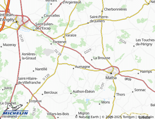 Carte MICHELIN Le Treuil - ViaMichelin