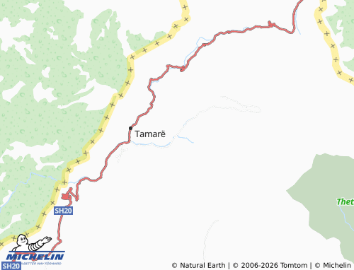 Kaart MICHELIN Kozhnjë - ViaMichelin