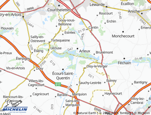 Mappa MICHELIN Palluel - ViaMichelin