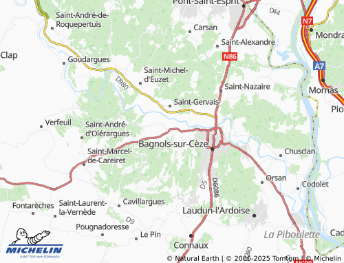 Carte MICHELIN Combe - ViaMichelin