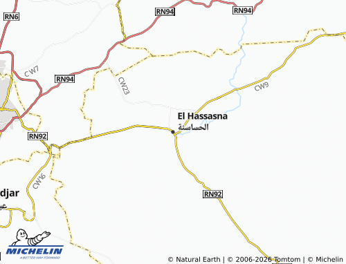 MICHELIN al-Hassasinah map - ViaMichelin