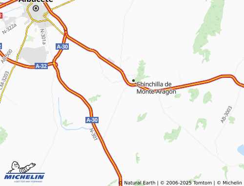 MICHELIN Pozo de la Peña map - ViaMichelin
