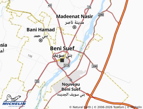 Mappa MICHELIN Manqareesh - ViaMichelin