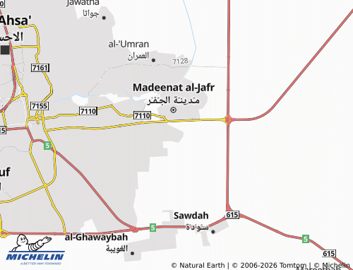 MICHELIN-Landkarte al-Sahlah - ViaMichelin