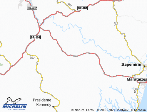 Mapa MICHELIN Rio Muqui - ViaMichelin