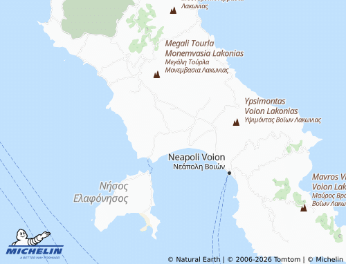MICHELIN Agios Georgios map - ViaMichelin