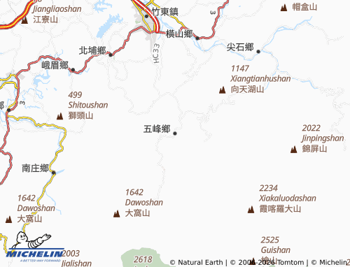 Mappa MICHELIN wu feng xiang - ViaMichelin