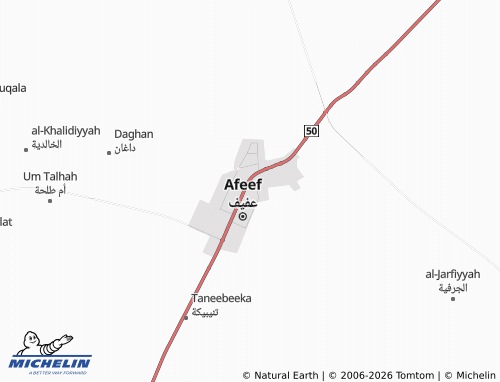MICHELIN King Faisal map - ViaMichelin