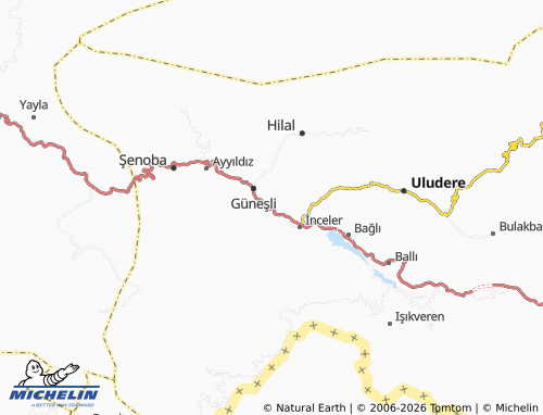 MICHELIN Şehan map - ViaMichelin
