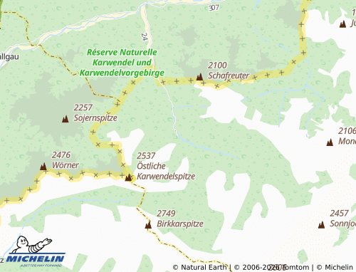 MICHELIN Hinterriß map - ViaMichelin