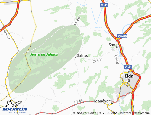 Mappa MICHELIN Salinas - ViaMichelin